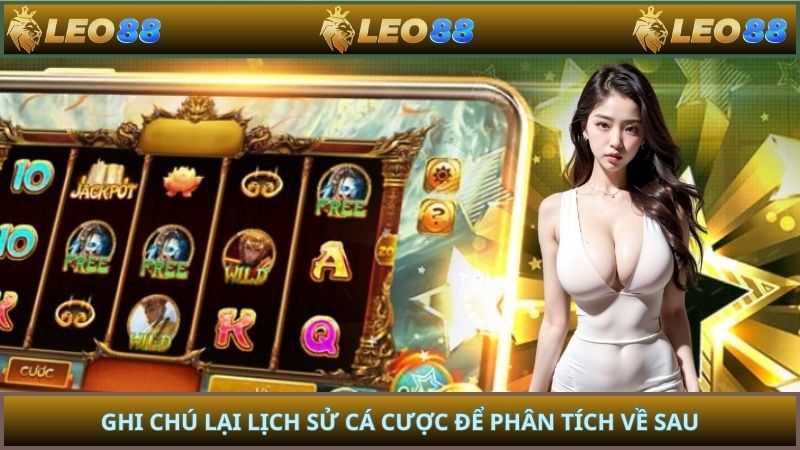 Ghi chú lại lịch sử cá cược để phân tích về sau