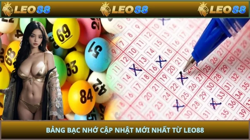 Bảng bạc nhớ cập nhật mới nhất từ LEO88