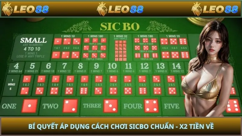 Bí quyết áp dụng cách chơi sicbo chuẩn - X2 tiền về