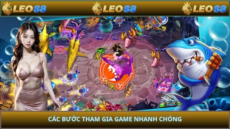 Các bước tham gia game nhanh chóng