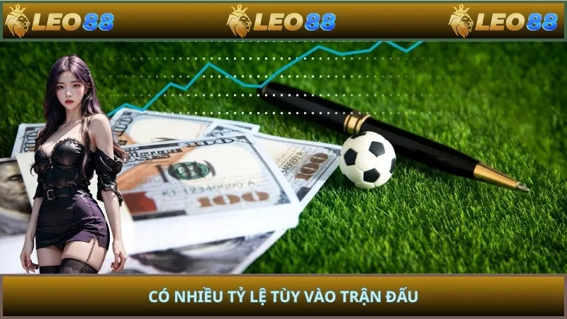 Có nhiều tỷ lệ tùy vào trận đấu