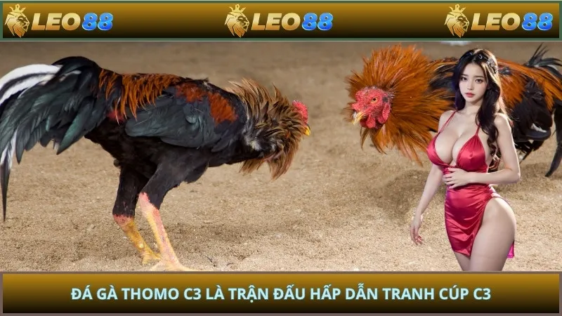 Đá gà Thomo C3 là trận đấu hấp dẫn tranh cúp C3