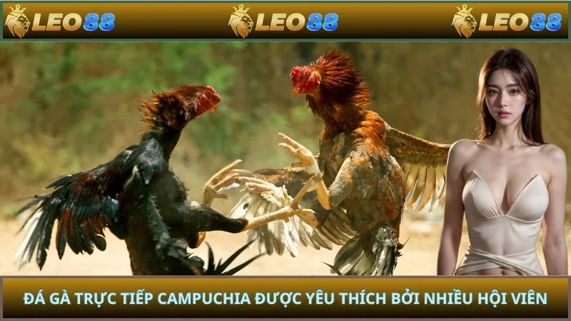 Đá gà trực tiếp Campuchia được yêu thích bởi nhiều hội viên