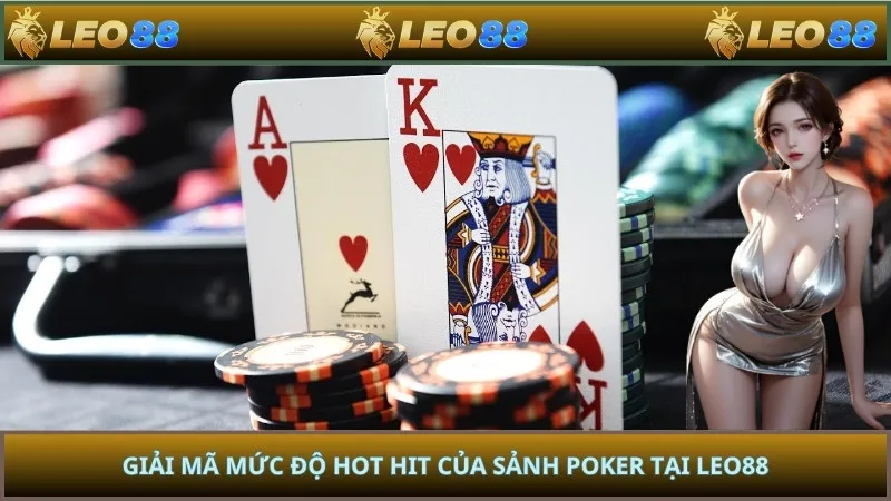 Giải mã mức độ hot hit của sảnh poker tại LEO88
