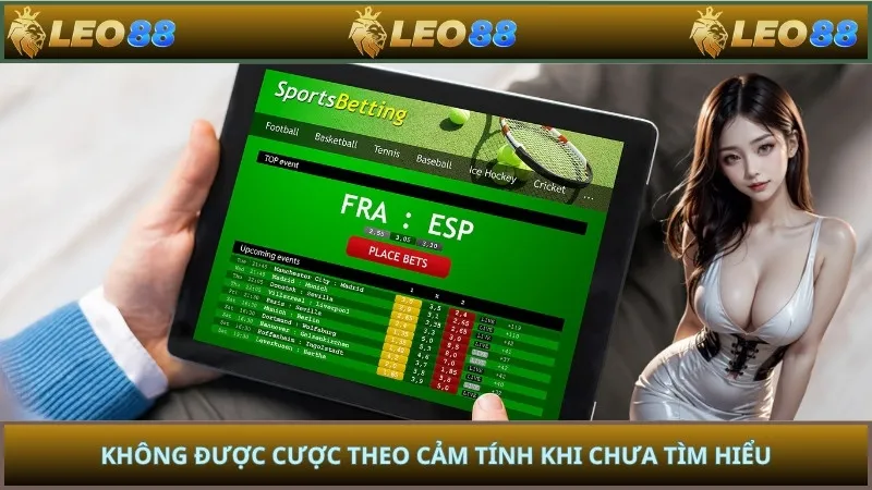 Không được cược theo cảm tính khi chưa tìm hiểu