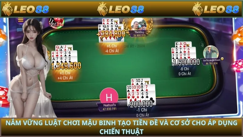 Nắm vững luật chơi Mậu Binh tạo tiền đề và cơ sở cho áp dụng chiến thuật