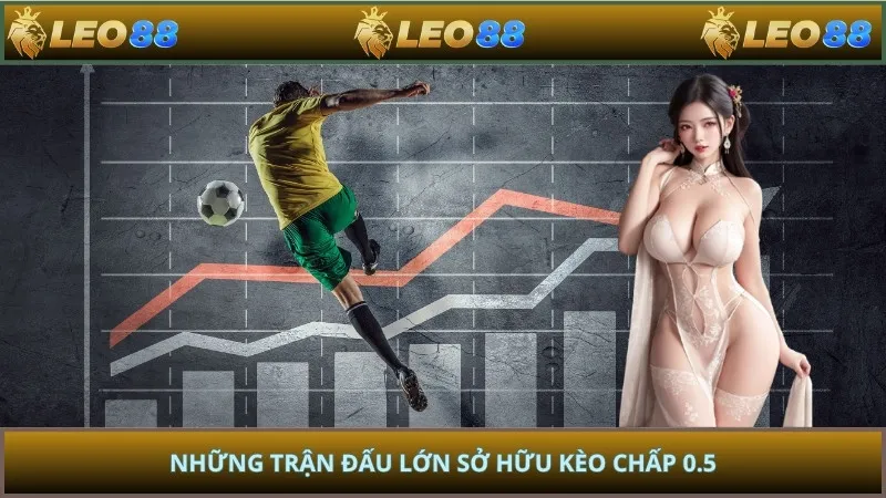 Những trận đấu lớn sở hữu kèo chấp 0.5