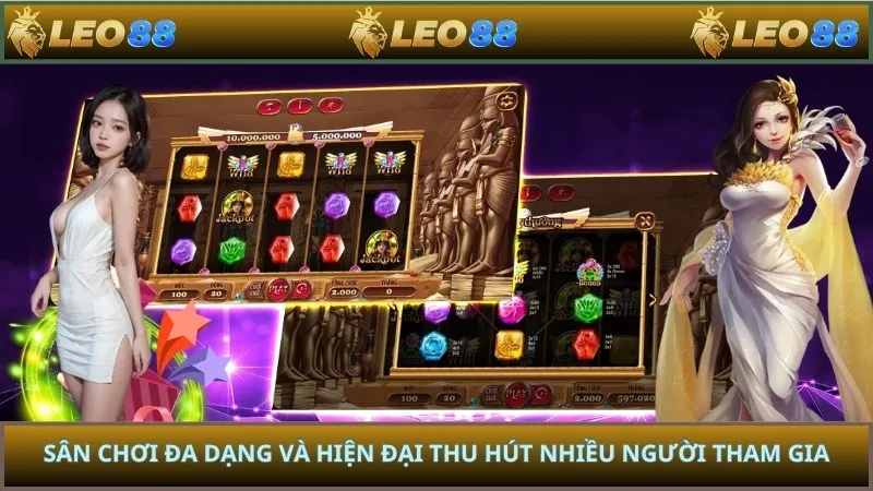 Sân chơi đa dạng và hiện đại thu hút nhiều người tham gia