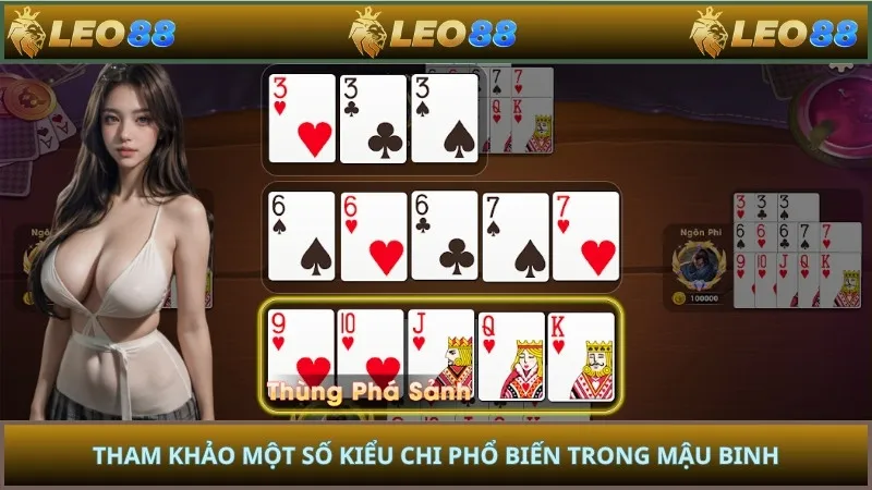 Tham khảo một số kiểu chi phổ biến trong Mậu Binh