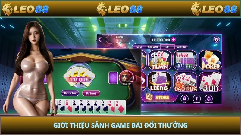 Giới thiệu sảnh game bài đổi thưởng